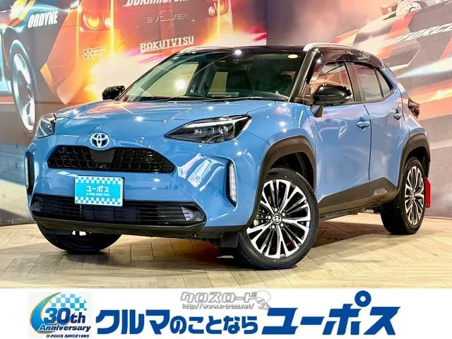 28.くるま水色＊さやたぐ トヨタ ヤリスクロス 1.5 ハイブリッド Z・2022(R4)年式・ブラック