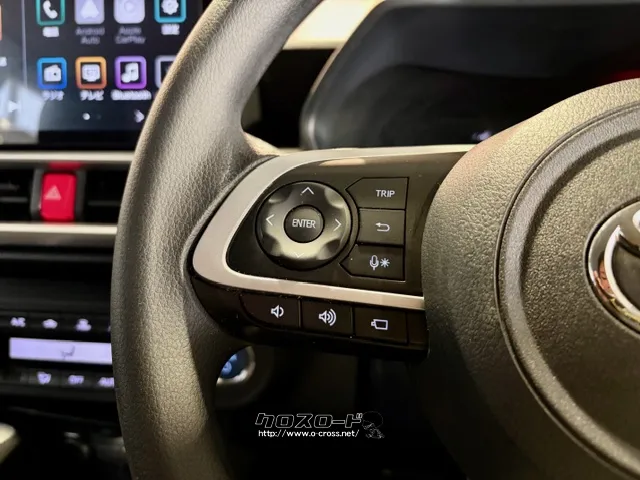 ハンドルを握ったままオーディオ操作が可能です。 トヨタ ライズ