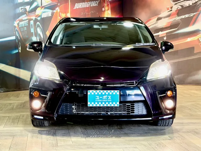 サスペンションやタイヤを変更したりするなどして、スポーツ性能を高めています。 トヨタ プリウス