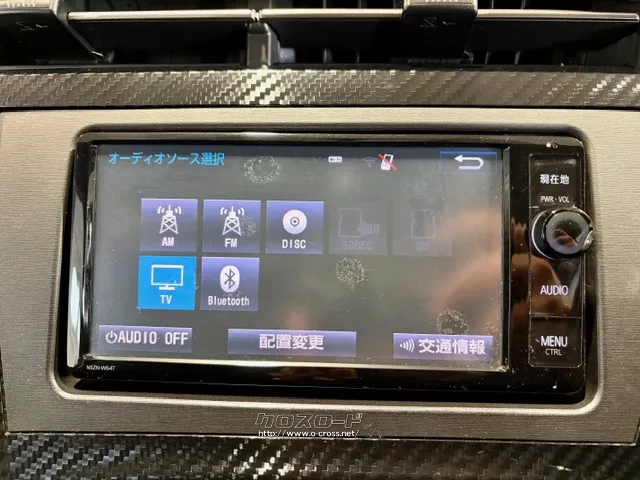 トヨタ純正ナビ(Bluetooth/フルセグ/DVD/CD) トヨタ プリウス