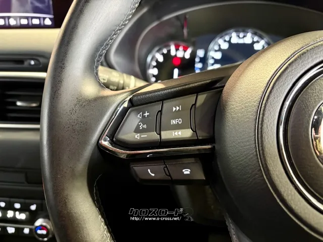 ハンドルを握ったままオーディオ操作が可能です。 マツダ CX-5