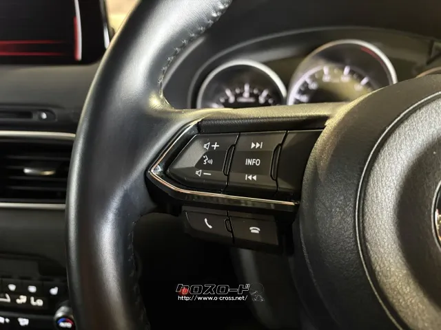 ハンドルを握ったままオーディオ操作が可能です。 マツダ CX-8
