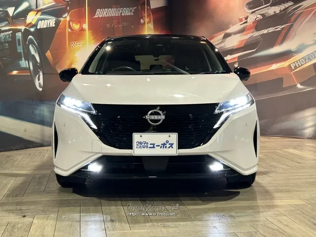 なめらかさや静粛性なども向上した第2世代「e‐POWER」を搭載する「G」 日産 ノートオーラ