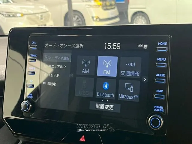 Bluetooth対応のトヨタ純正ディスプレイオーディオ トヨタ ハリアー