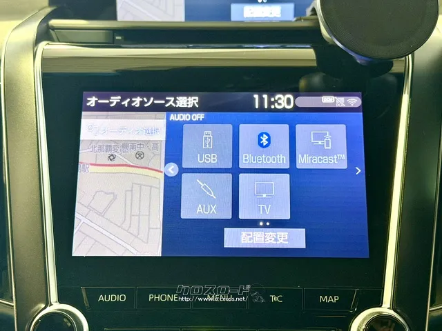 Bluetoothなどのオーディオソースも使えます トヨタ クラウン