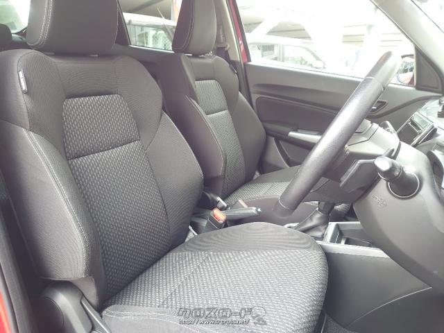 肩部から座面に至るまで立体的な造形とし、ホールド性と高い質感を両立したスポーティーなフロントシートを採用 スズキ スイフト