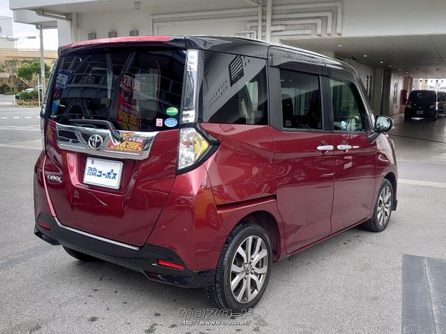 メッキバックドアガーニッシュやメッキフロントインサイドドアハンドル、メッキレジスターノブを採用 トヨタ タンク