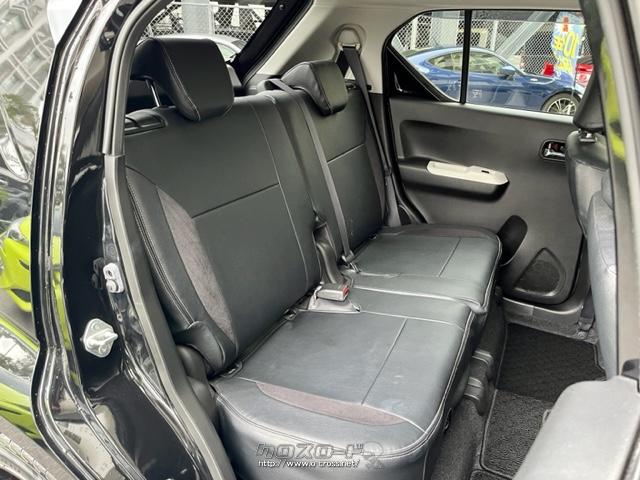 リヤシートスライドを採用し、使い方に合わせて荷室容量をアレンジできるなど使い勝手を高めた スズキ イグニス