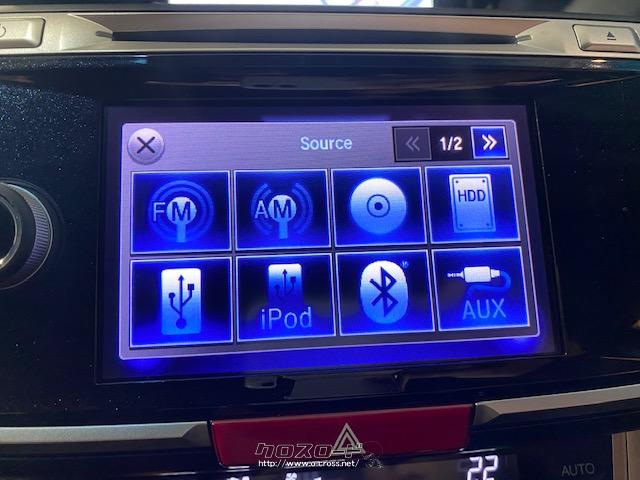 指先でタッチするだけで、簡単に操作できるオーディオ画面 ホンダ アコードハイブリッド