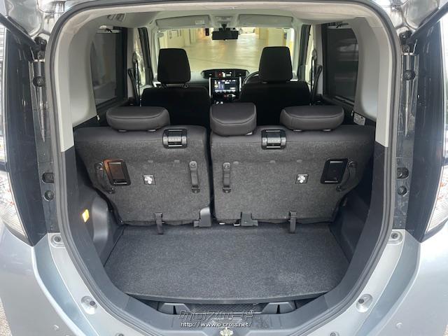 最小回転半径4.6mと取り回しの良いコンパクトなサイズを維持しつつ、前後乗員間距離は最大1,105mm確保することで、広々とした後席周りを実現。 トヨタ タンク