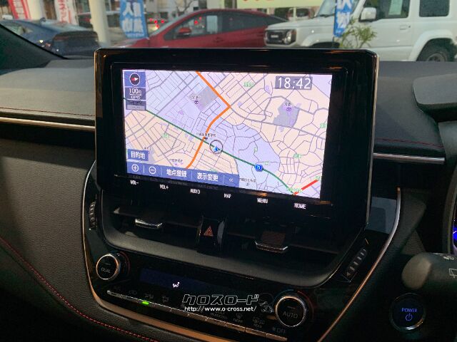 純正9インチナビ(CD/DVD/Bluetooth/フルセグTV/SD/ラジオ) トヨタ カローラスポーツ