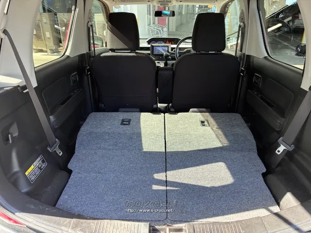 リアシートを倒す事で大きな物や長物にも対応できます スズキ ワゴンR