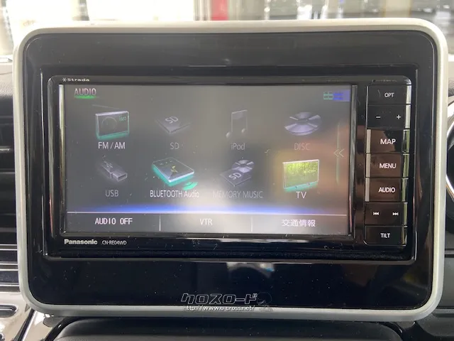 Stradaナビ(CD/DVD/Bluetooth/フルセグTV) スズキ スペーシア