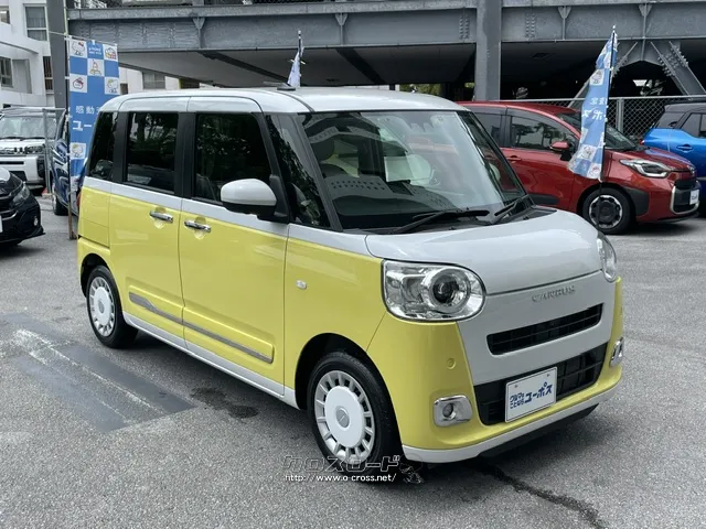 フロントデザインに全体的に丸みを強調させ、艶(つや)やかさを表現したボディライン ダイハツ ムーヴキャンバス