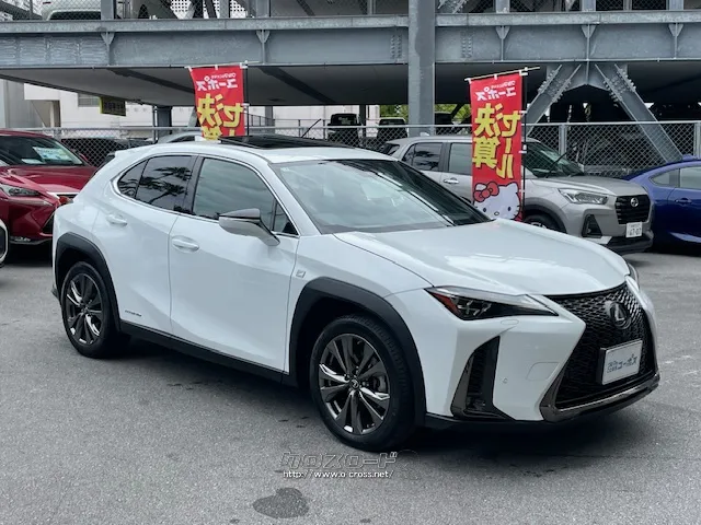 三眼LEDヘッドランプの上部にアローヘッド形状のクリアランスランプを配置 レクサス UX