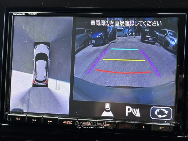 全方位カメラで安心して駐車できます スズキ スイフト