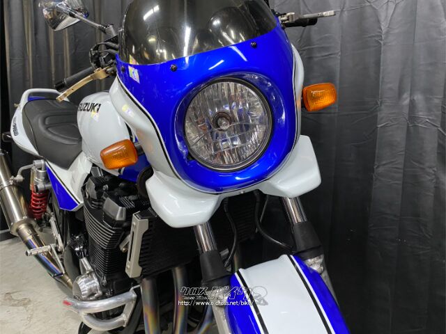 GSX1400 カウル スキッドブルー/ホワイト ワールドウォーク（WORLD WARK） GSX1400 ビキニカウル タイプR