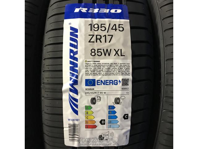 タイヤ・17インチ 195/45R17 ｳｨﾝﾗﾝ 1本工賃込み・1.15万円・トレッド