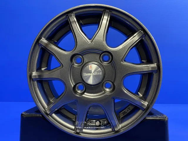 【中古】アルミホイール　ヒューマンライン　185/65/ R15 15インチ ホイール・タイヤ・12インチ ヒューマンラインS-15 新品ホイール