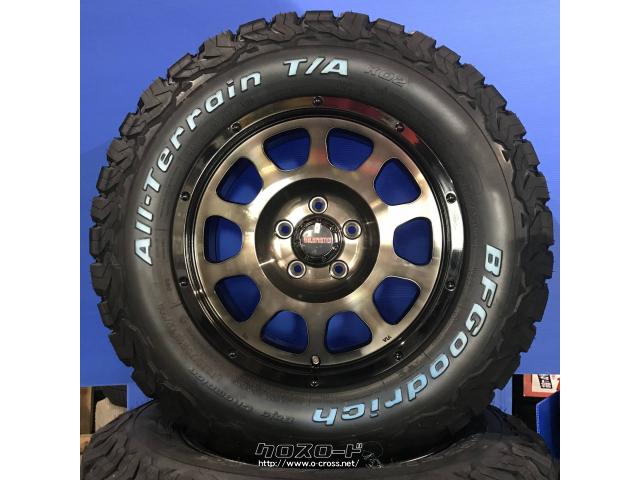 【極上】16インチ タイヤ・ホイール２セット（NO２）　KuBoTaです OPEN COUNTRY HLKホイール ロックフォース 新品 16インチタイヤ