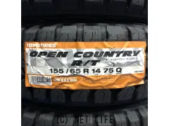 タイヤ・14インチ 155/65R14 ｵｰﾌﾟﾝｶﾝﾄﾘR/T 4本工賃込み！・5.8万円