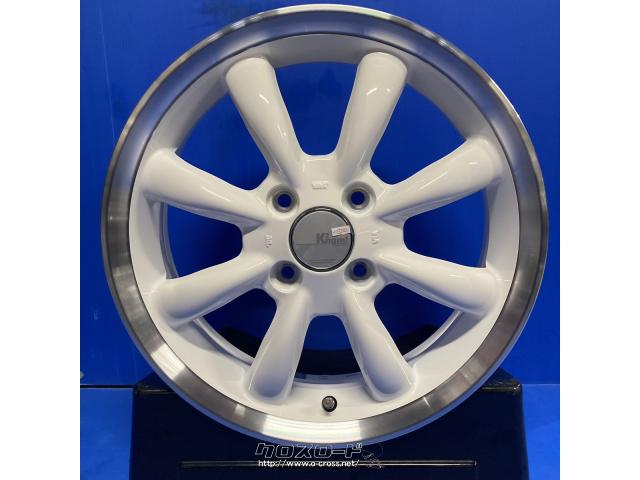 ホイール・タイヤ・15インチ ケイフィネスCUP(ホワイト) 新品ホイール