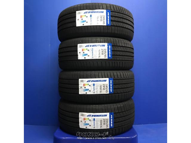 送料無料！2020年製バリ山！WINRUN 215/45R18 ウィンラン サマータイヤ ホイール4本セット 215/45R18インチ