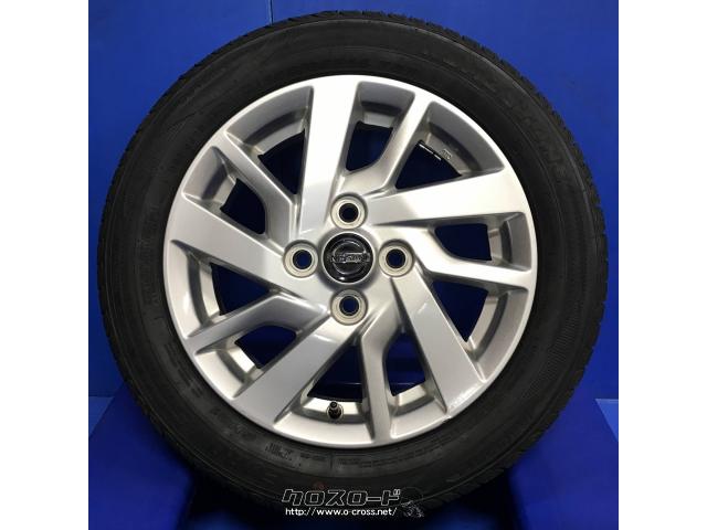 ★日産 純正 デイズ 14インチアルミホイール 155/65R14 夏タイヤ4本 ホイール・タイヤ・中古 日産 デイズ 純正ホイール 14インチ