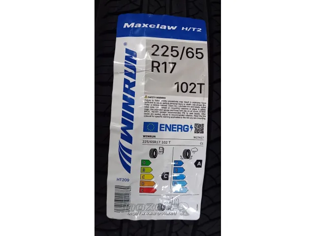 タイヤ・WR 225/65R17 Maxclaw 17インチ 新品1本工賃込み・1.37万円