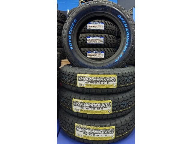 タイヤ 16インチ 175/80R16 オープンカントリー A/TIII 4本工賃込み!