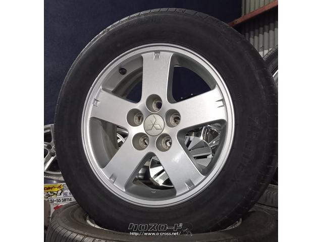三菱デリカ d5 16インチ タイヤホイールセット　4x4中古美品 ホイール・16インチ デリカD5 中古4本セット・ご成約・トレッド沖縄