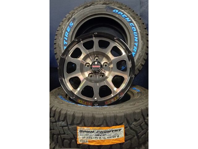 ホイール・タイヤ・16インチ デリカD5、ｴｸｽﾄﾚｲﾙに！ 225/70R16 ﾄｰﾖｰ