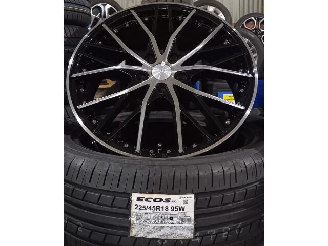 ホイール・タイヤ・18インチ ﾏｸﾞﾅｰﾆMCM＆225/45R18 新品セット 