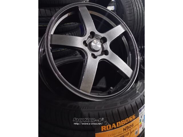 ホイール・タイヤ・18インチ ﾋｭｰﾏﾝﾗｲﾝHS09 新品ﾎｲｰﾙ＆ﾀｲﾔｾｯﾄ・10.98