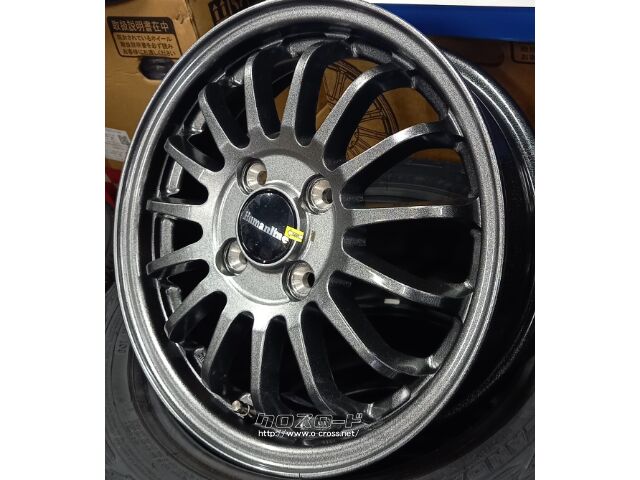 ホイール・タイヤ・14インチ ﾋｭｰﾏﾝﾗｲﾝ HF15 新品ﾎｲｰﾙ＆ﾀｲﾔｾｯﾄ・5.98