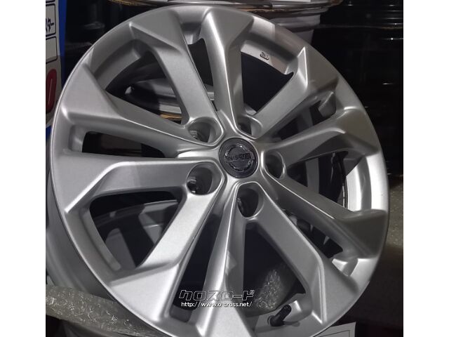 H516-2)225/60R17+エクストレイル17インチアルミ中古4本セット！7J-17+40