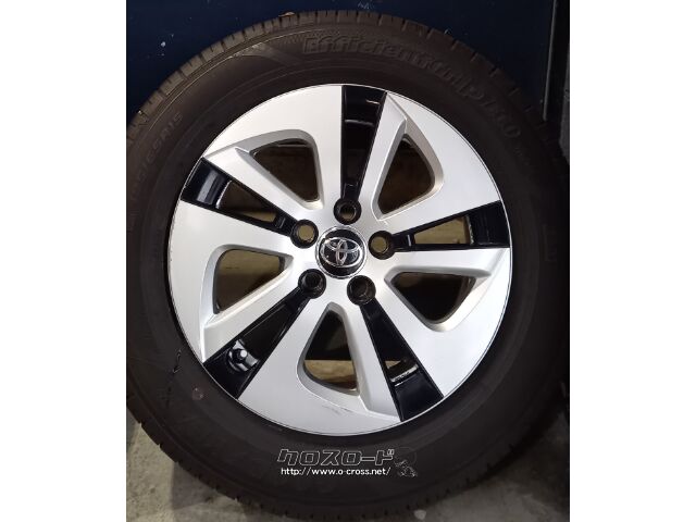 中古品①30プリウス 純正 トヨタ 15インチタイヤ付きホイールセット1本 激安 4本セット】トヨタ プリウス 30系 前期 純正 アルミホイール 中古