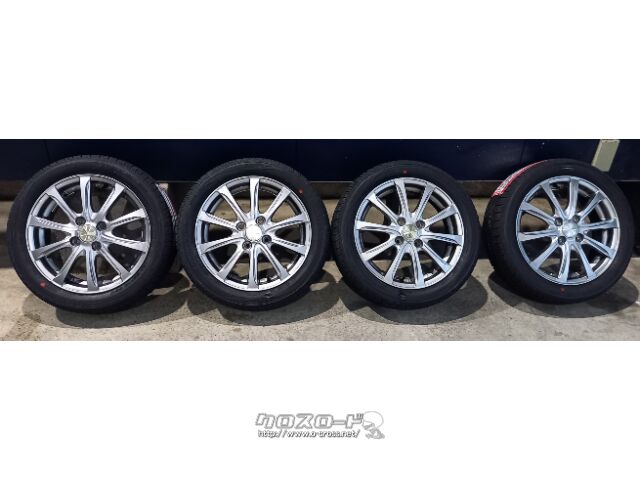 中古15インチ ホイールセット　165/55R15 15インチ バリ溝 165/55R15 4.5J+43 100 軽自動車 中古タイヤ