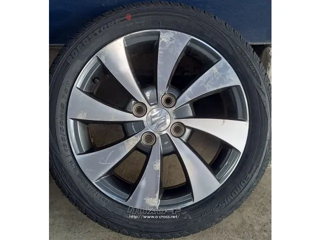 ホイール・タイヤ・15インチ スズキ純正 中古ﾎｲｰﾙ＆新品ﾀｲﾔｾｯﾄ