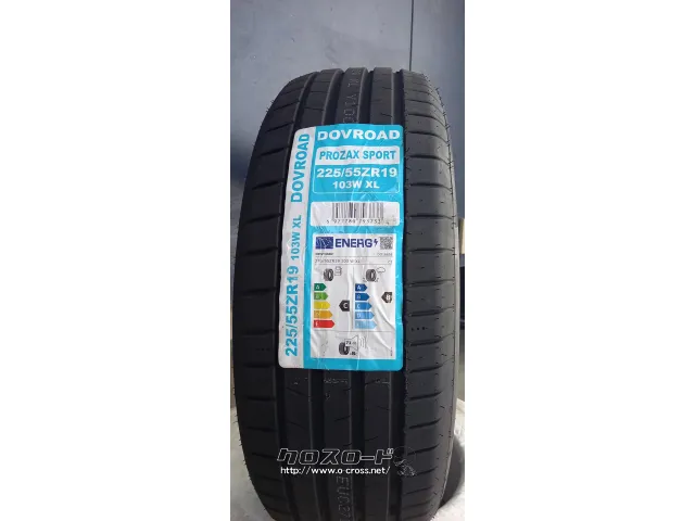タイヤ 19インチ 225/55R19 DOVROAD 1本交換工賃込み