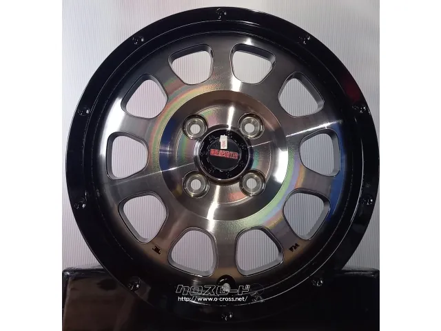 ホイール交換のみ¥45000です。 ホイール・タイヤ 14インチ WILD PORTER クロステン 新品ホイール&タイヤセット