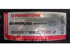 タイヤ 17インチ　205/45R17　ﾛｰﾄﾞｽﾄｰﾝ　SPORT04　新品1本交換工