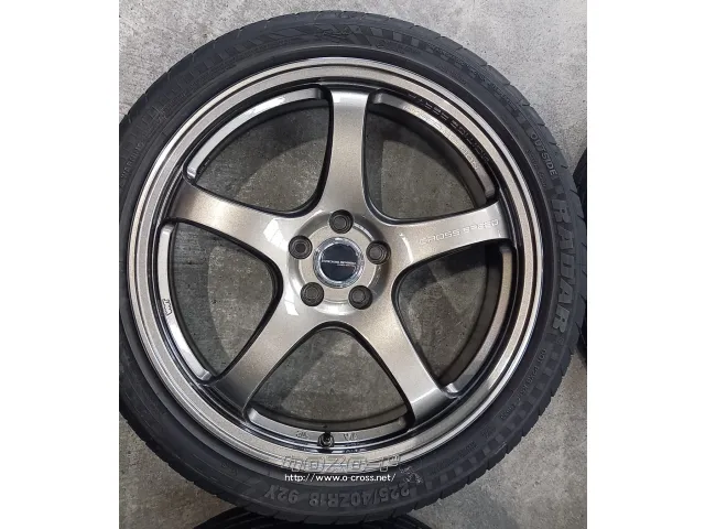 ホイール・タイヤ 18インチ クロススピードCR5 中古ホイール&中古タイヤセット