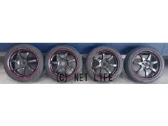 ホイール・タイヤ 17インチ クロススピードCR7 中古ホイール&タイヤセット