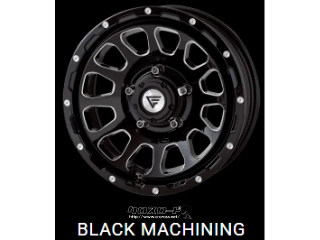 DELTA FORCE OVAL 16x5.5J 5⁄139.7 +20 hab 108.8φブラックマシニング