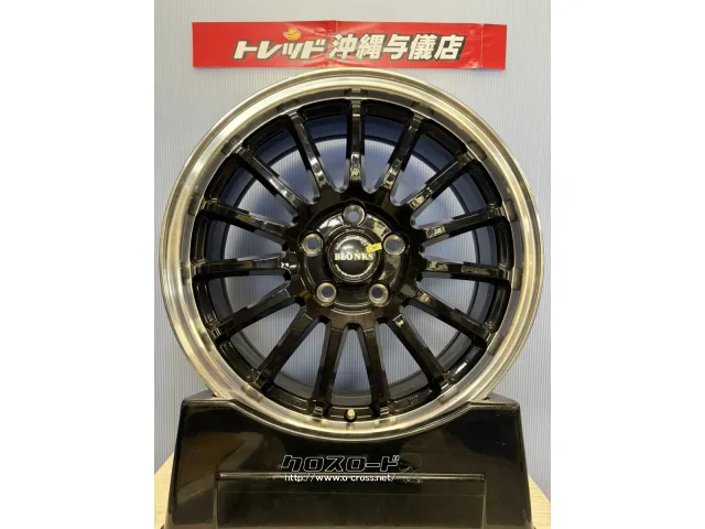 ホイール・タイヤ 17インチ 新品 ブロンクス TB-015F 17×7J+53 BLK/RP
