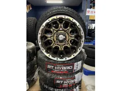 ホイール・タイヤ 14インチ マッドバーン XR-800M&モンスター RT HYBRID 15