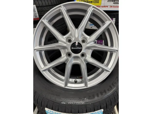 ホイール・タイヤ 15インチ ヒューマンライン HR-1 15×5.5J+43 タイヤ&ホイールセ