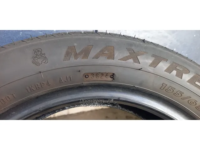 タイヤ 14インチ 155/65R14 中古 1本工賃込み 在庫2本