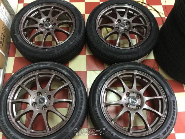 ホイール・タイヤ・16インチクロススピード4本set新品タイヤ J62・ご 